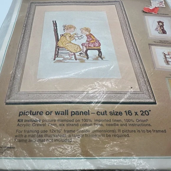 NIB Holly Hobbie Bucilla Needlecraft 16”X20” Picture or Wall Panel - Picture 2 of 5